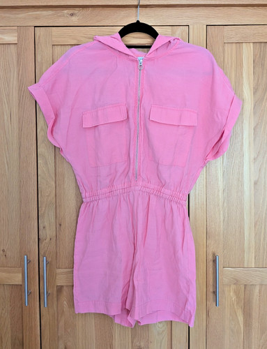 Zara girls bright pink linen - zara,