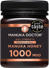 Manuka Doctor MGO 1000 Manuka Honey 250G RAW Pure NZ Honey Non-GMO Certified
