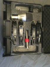 Samson Drum Mics Set, 4 clip on mics, kick drum and a Stagg overhead