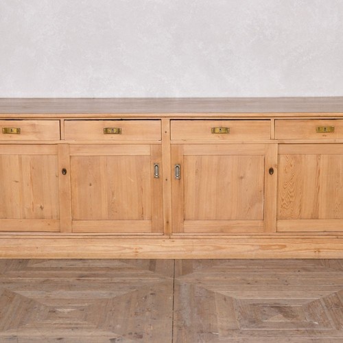 Edwardian pine sideboard - edwardian,