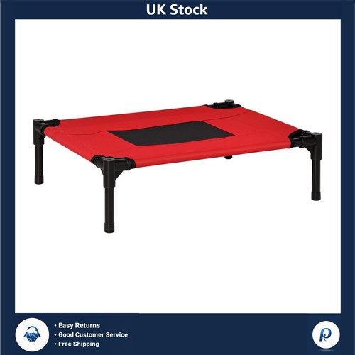 Portable elevated pet bed - portable,