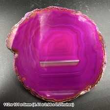 Agate Slice A6 Mineral Crystal