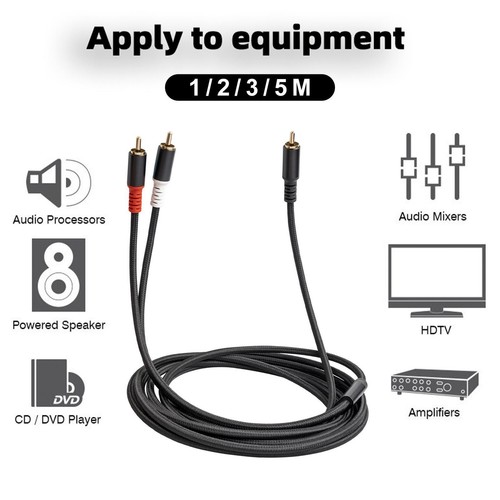 Rca 2rca subwoofer cable - to, cable,1
