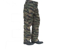 Kids Army Outfit Camo Trouser Combat Junior Children BDU 6 Pocket Pants Uniform