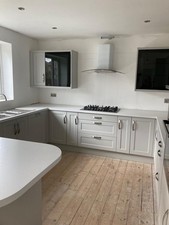 wren kitchen cupboard black