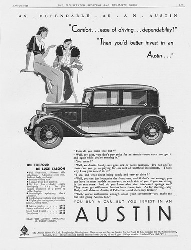Austin ten four - luxe, saloon