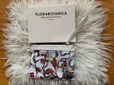 Balenciaga Florabotanica Paris  Fabric Women's Makeup Cosmetic Bag Small Pouch….