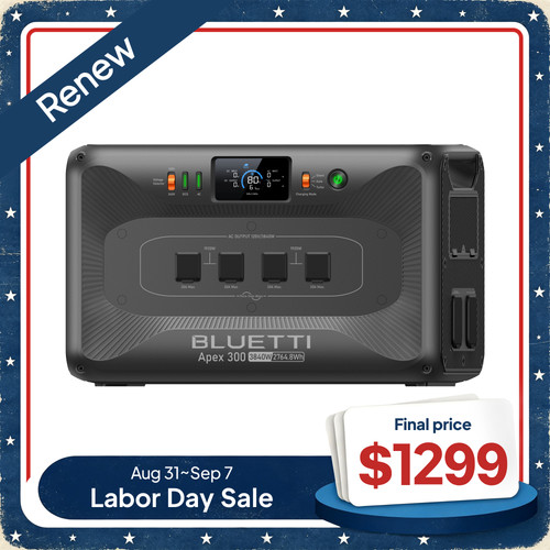 Bluetti apex 300 - apex, 3840w