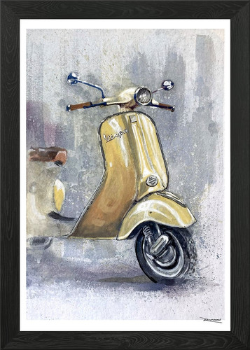 Vintage vespa scooter 2 - vintage, #2