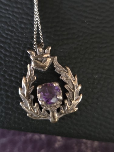 Scottish thistle necklace - scottish, and