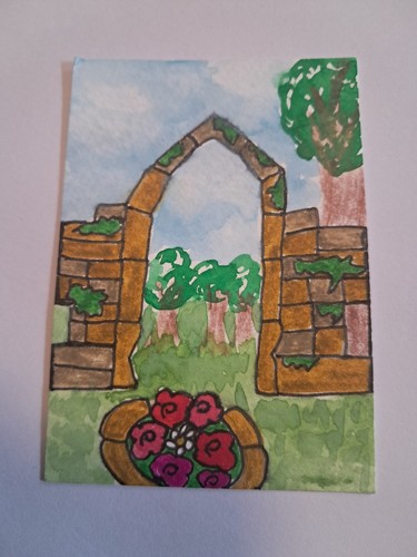 Original watercolour aceo - watercolour,