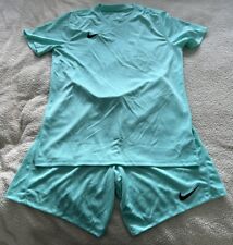 Men’s Nike Dri Fit Shorts And T Shirt Outfit Turquoise Slim Fit Size Large 
