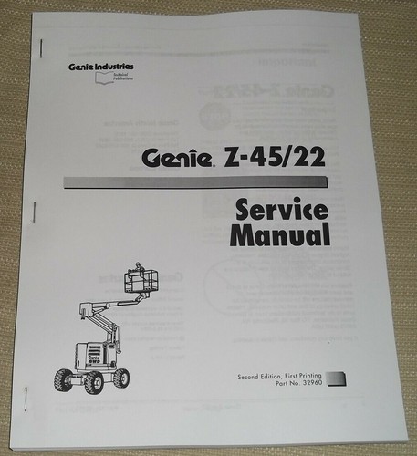 Genie 22 aerial boom - z-45, /22