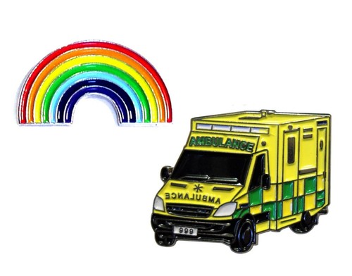 Ambulance rainbow metal - rainbow,