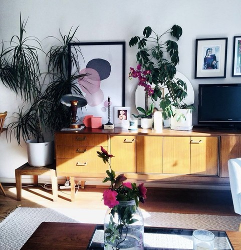 Plan mid century - g, retro