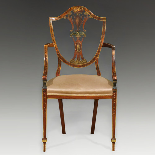 Antique sheraton painted - sheraton,