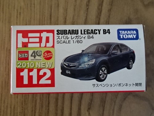 Tomica 112 subaru legacy b4 - no.112,