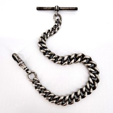 Antique Sterling Silver Albert