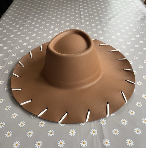 Child size brown cowboy - size, hat