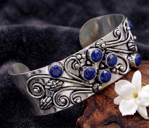 Blue lapis lazuli 925 - blue,