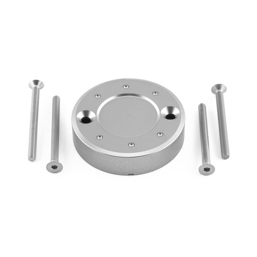 Aluminium reservoir cap round - aluminium,