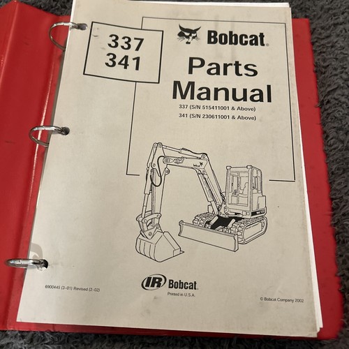 Bobcat 337 341 mini - mini, excavator