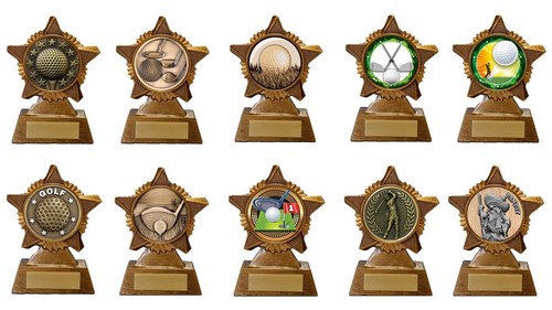 Golf trophy award premier star - golf,