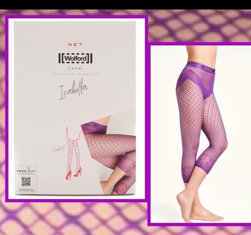 New wolford net capri - new, xs