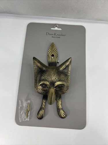 Door knocker solid - solid, brass