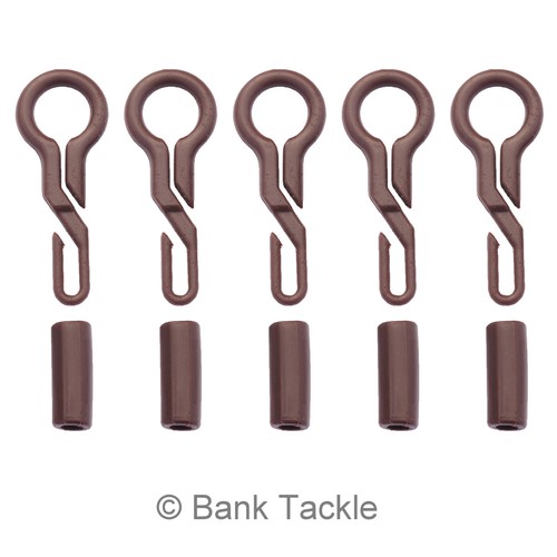 Back lead clips green - lead, brown