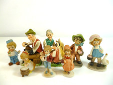 Porcelain Figures Possibly HCF Mixed Lot Of 8 Figures  #D3