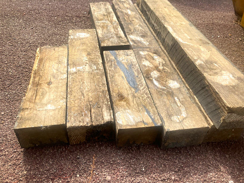 Reclaimed wooden railway - reclaimed,
