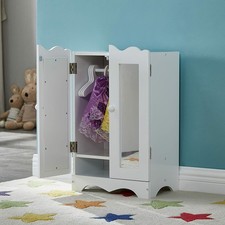 Doll Wardrobe With 6 Clothes
