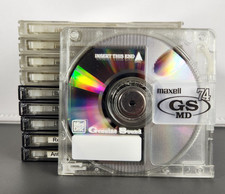 10 Maxell GS 74 min MiniDiscs