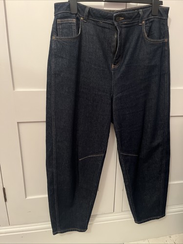Dark denim barrel - denim,