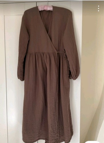 Muji soft wrinkled - muji, brown