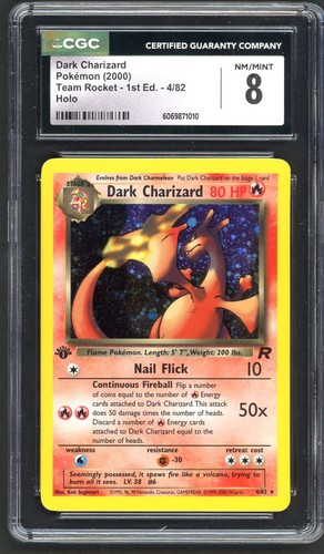 Pokemon card cgc - -, 1st