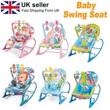 Baby Music Bouncer Seat Newborn Infant Toddler Rocker Vibration Rocking Chair UK