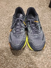 Mizuno Wave Creation 20, Gray/Orange/Yellow, Men's 11