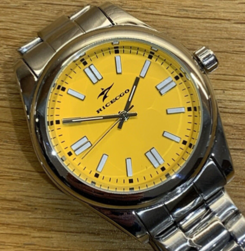 Yellow quartz watch - yellow,