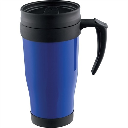 Blue thermos travel mug - blue,