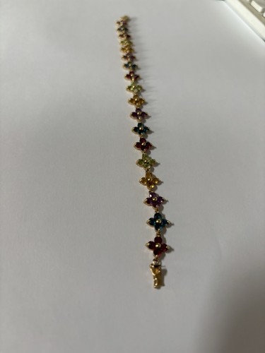 Vintage 14k multi gemstone - vintage,