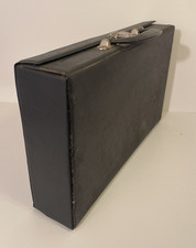 A vintage black cassette tape