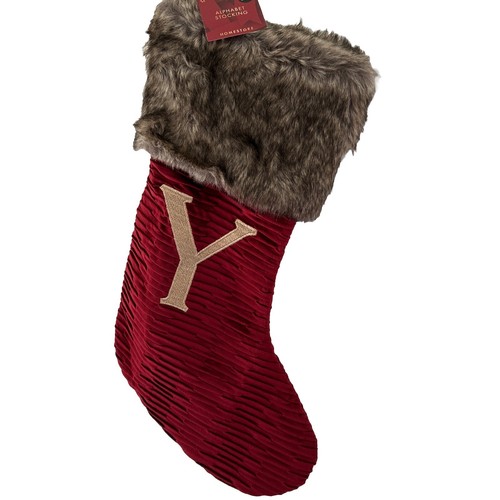 Red soft grey faux fur - faux, cuff