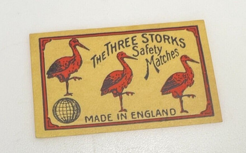 Vintage british matchbox label - british,