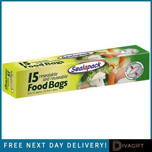 Plastic food bags fridge - 15,