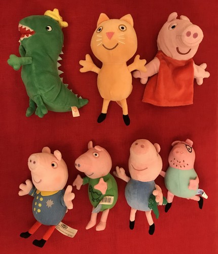 Peppa pig soft toy bundle - peppa,