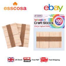 Assorted Wooden Craft Sticks &