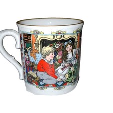 Royal Worcester Sabbath Day Mug 1990s Vintage