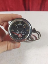 Vintage French "Huret" Bicycle Speedometer Speedo Gauge With Bracket